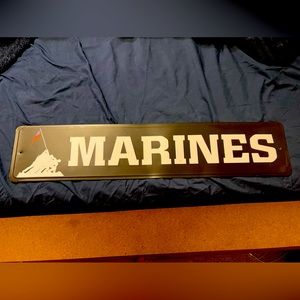Marines metal placard for garage or as a gift doesn’t go with decor I have